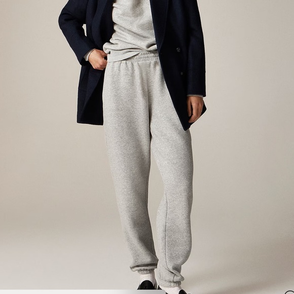J. Crew Pants - J.Crew Heritage fleece jogger‎ pant Small Grey